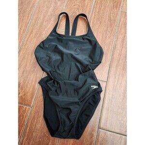 Women's Swimsuit One Piece Prolt Super Pro Solid Adult black sz 10/36